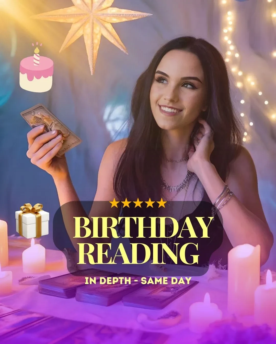 Birthday Tarot Reading, Personalized Year Ahead Tarot Guidance